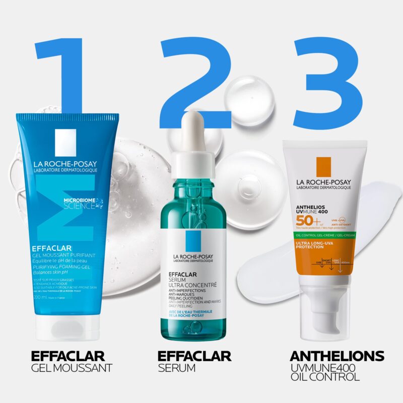 La Roche-Posay Effaclar Sérum à l'acide Salicylique Ultra Concnentré | Peau à tendance acnéique | 30ml