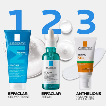 La Roche-Posay Effaclar Sérum à l'acide Salicylique Ultra Concnentré | Peau à tendance acnéique | 30ml