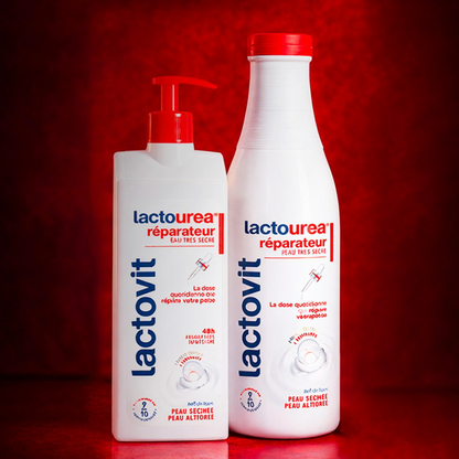 PACK LACTOVIT GEL DOUCHE REPARATEUR 600ML + LOTION REPARATRICE 400 Ml