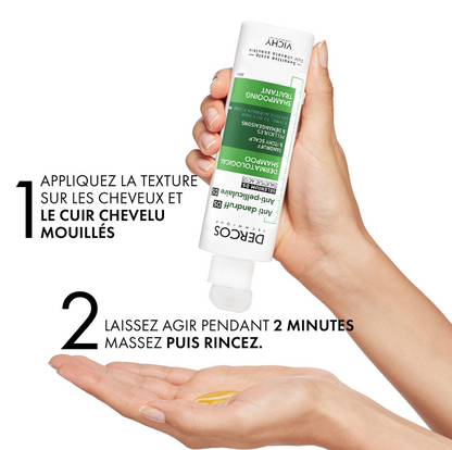VICHY DERCOS SHAMPOING ANTIPELLICULAIRE CHEVEUX NORMAUX A GRAS 200 ML