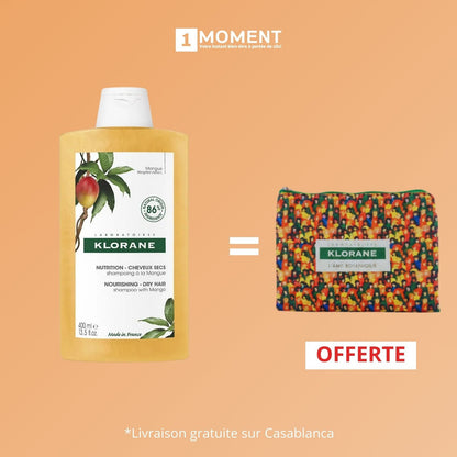 KLORANE SHAMPOING NUTRITION À LA MANGUE 400ML